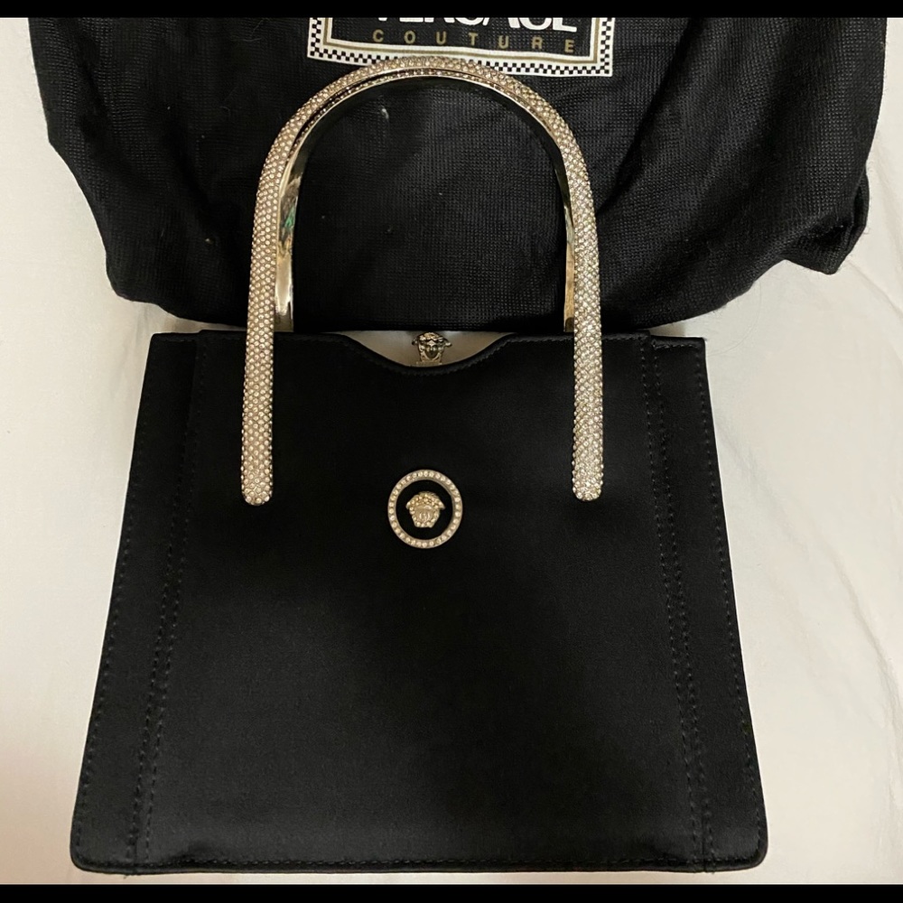 Gianni Versace authentic satin handbag
